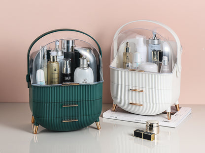 Cosmetics Organizer Storage Box Bathroom Big Capacity Waterproof Dustproof Jewelry Makeup Home Skin Care Make Up Storage Drawer