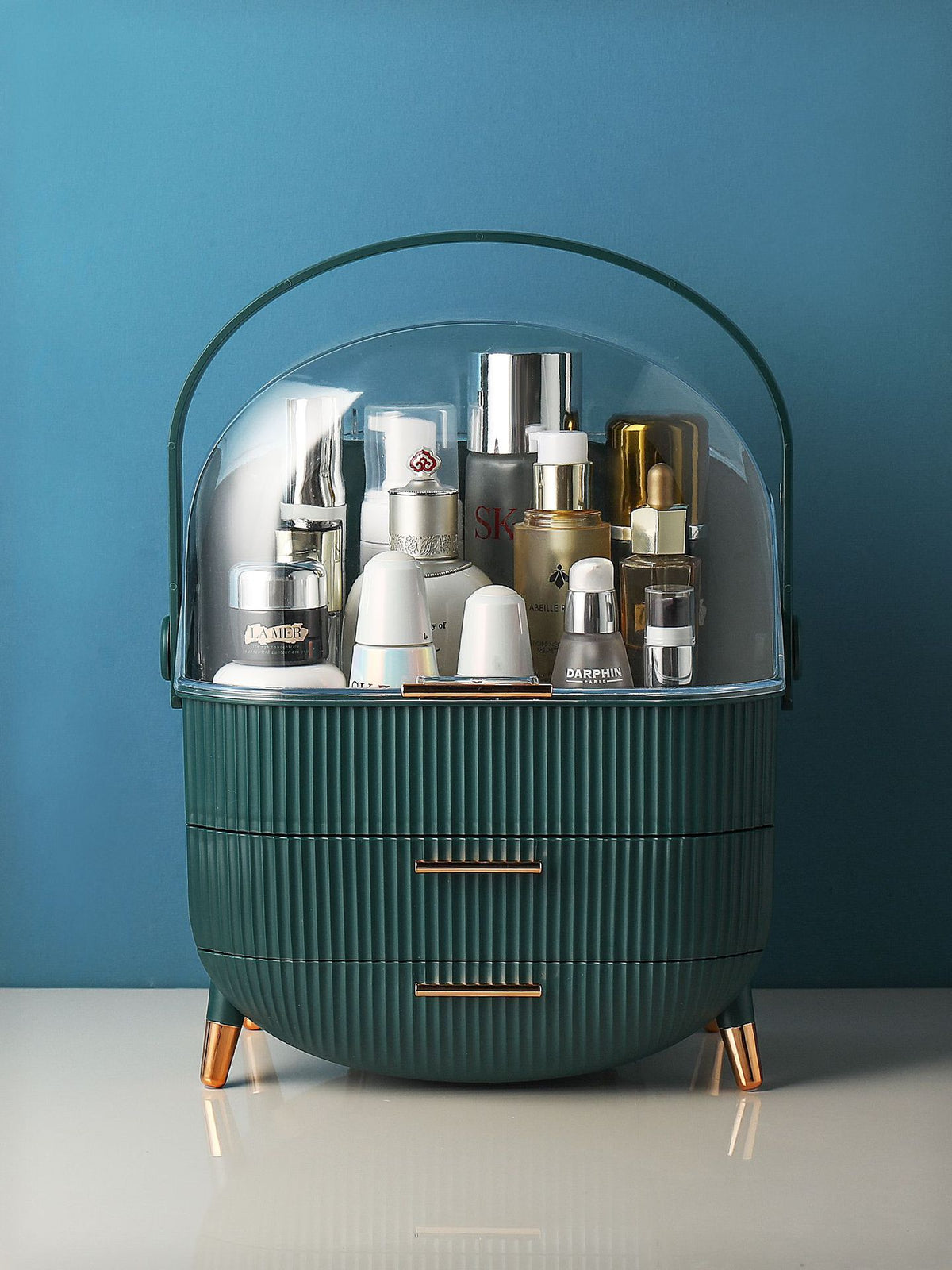 Cosmetics Organizer Storage Box Bathroom Big Capacity Waterproof Dustproof Jewelry Makeup Home Skin Care Make Up Storage Drawer