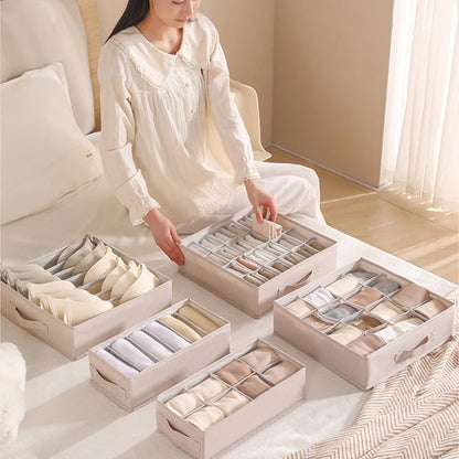 Organizer Clothing Storage Box Socks Bras Clothes Leggings Pants Jeans Storage Boxes Home Underwear Organizers Cabinet Wardrobe