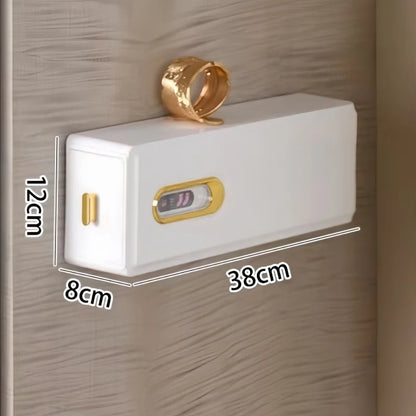 Household Wall Hanging Drawer Storage Box Bedroom Wardrobe Underwear Bra Socks Storage Artifact Save Space No Punching Required