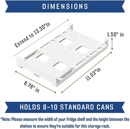 Refrigerator Storage Box Organizer Can Space-saving Organizer Can Beverage Can Finishing Four Case Fridge Kitchen Storage