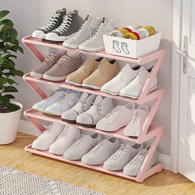 Economical Storage Rack Space Saving Storage Cabinet Simple Multi-layer Quick Assembly Shoe Rack, Home Entrance Dormitory