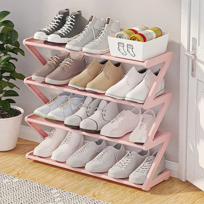 Economical Storage Rack Space Saving Storage Cabinet Simple Multi-layer Quick Assembly Shoe Rack, Home Entrance Dormitory
