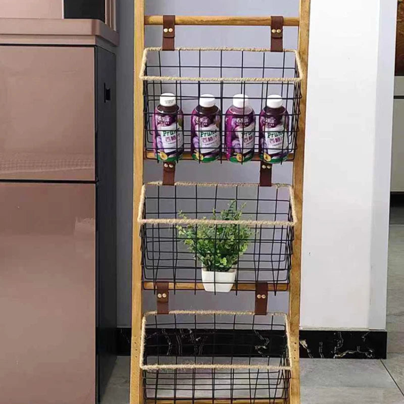 Étagère de rangement simple pour la maison, étagères de rangement multifonctionnelles pour salon et cuisine, étagères de rangement en métal pour snacks et jouets