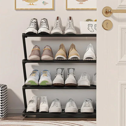 Economical Storage Rack Space Saving Storage Cabinet Simple Multi-layer Quick Assembly Shoe Rack, Home Entrance Dormitory