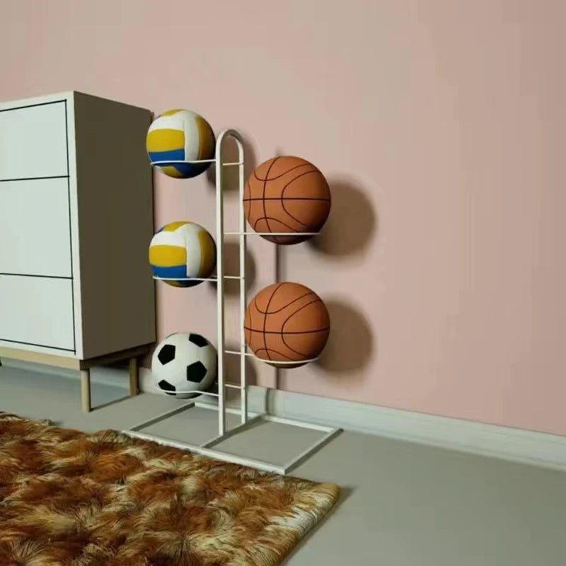 Rangements pour ballons de basket Supports de rangement pour ballons Meubles de maison Salon Chambre à coucher Articles de rangement peu encombrants