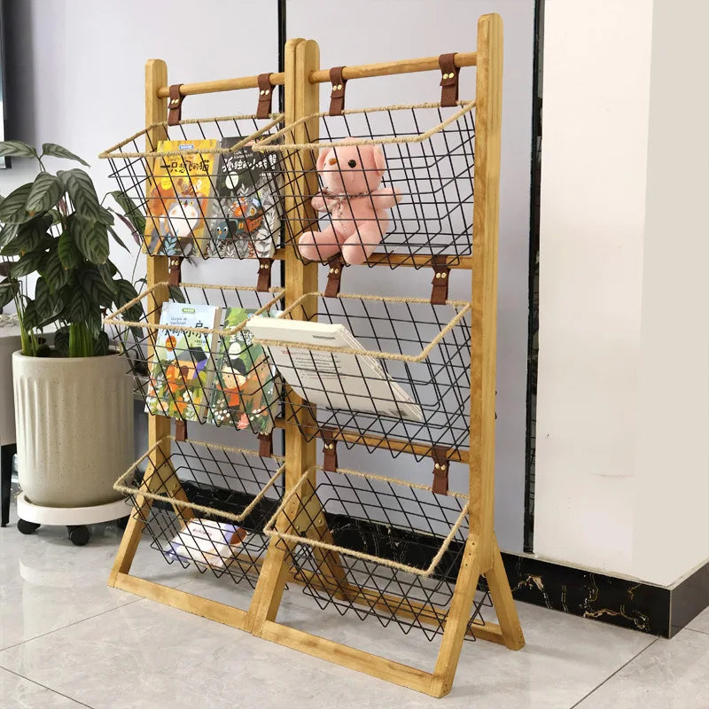 Étagère de rangement simple pour la maison, étagères de rangement multifonctionnelles pour salon et cuisine, étagères de rangement en métal pour snacks et jouets