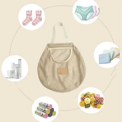 Net Storage Hanging Bags, Wall Storage Bags, Wardrobe, Underwear and Socks Storage Bags, Vegetable and Fruit Storage Baskets