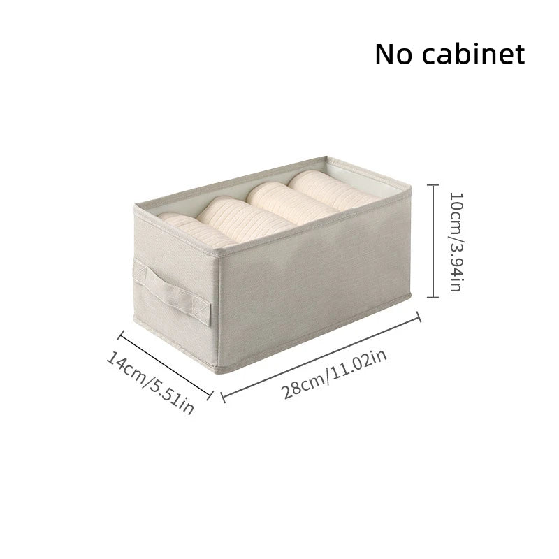 Boîte de rangement de vêtements Organisateur Chaussettes Soutiens-gorge Vêtements Leggings Pantalons Jeans Boîtes de rangement Organisateur de sous-vêtements pour la maison Armoire