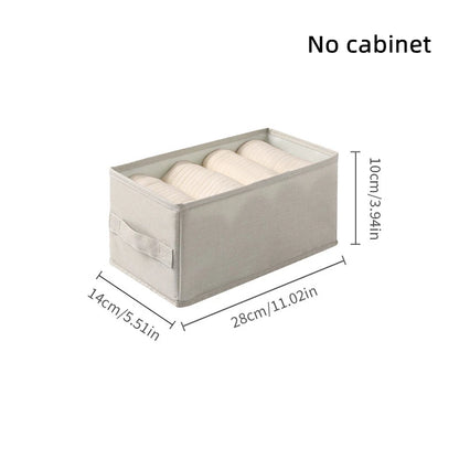 Organizer Clothing Storage Box Socks Bras Clothes Leggings Pants Jeans Storage Boxes Home Underwear Organizers Cabinet Wardrobe