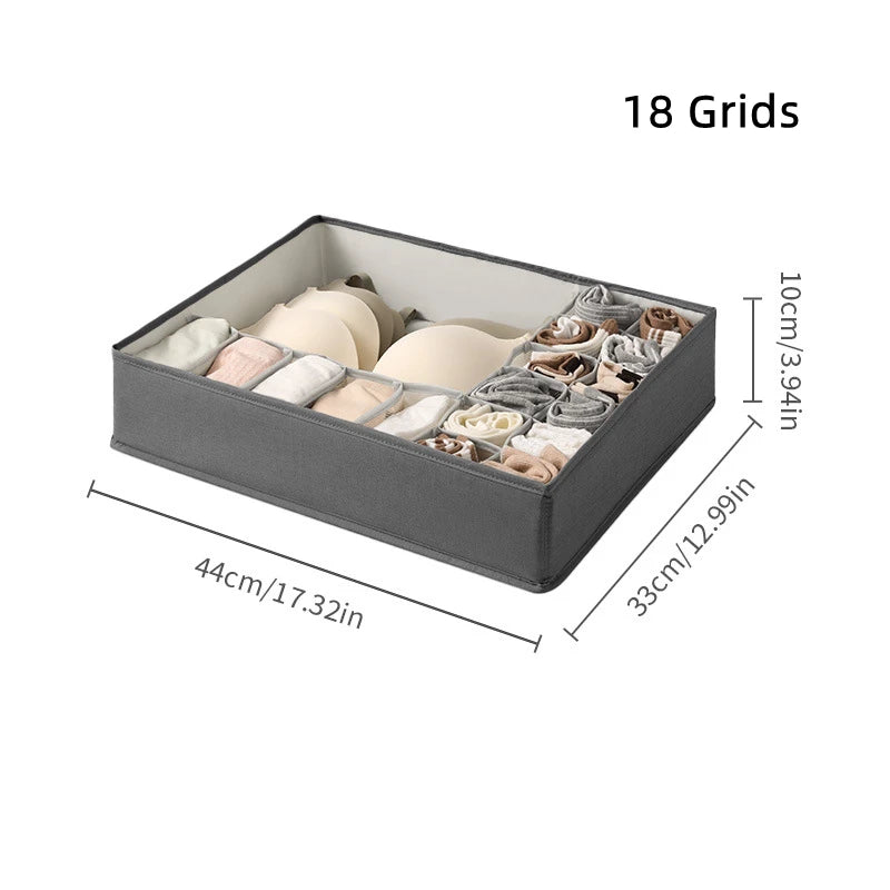 Organizer Clothing Storage Box Socks Bras Clothes Leggings Pants Jeans Storage Boxes Home Underwear Organizers Cabinet Wardrobe