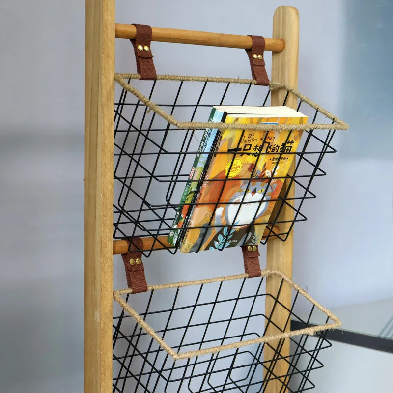 Étagère de rangement simple pour la maison, étagères de rangement multifonctionnelles pour salon et cuisine, étagères de rangement en métal pour snacks et jouets