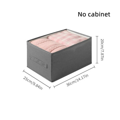 Organizer Clothing Storage Box Socks Bras Clothes Leggings Pants Jeans Storage Boxes Home Underwear Organizers Cabinet Wardrobe