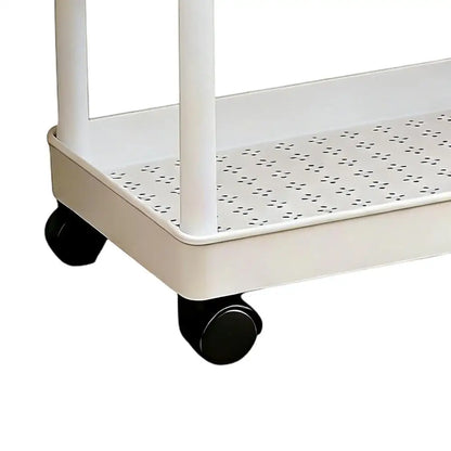 Storage Stand Kitchen Storage Rack 2 Tier With Wheels Space-saving Organizer For Home Athroom Pantry Laundry Dorm Workplace