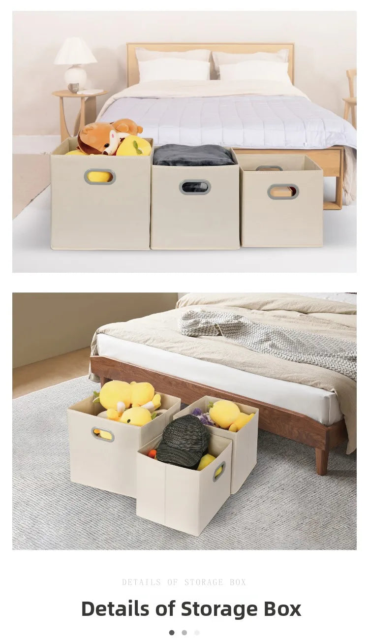 Boîte de rangement carrée en grille, empilable, pour maison ou dortoir, casier à livres, organisateur de jouets et d'articles divers