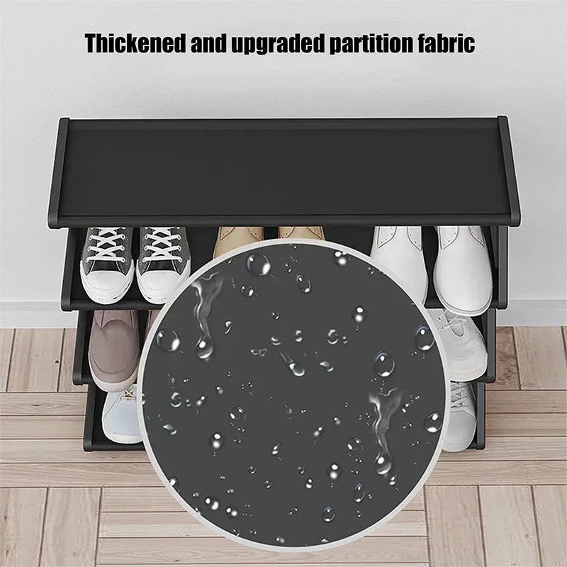 Étagère de rangement économique, armoire de rangement compacte, étagère à chaussures simple multicouche à montage rapide, pour entrée de maison ou dortoir