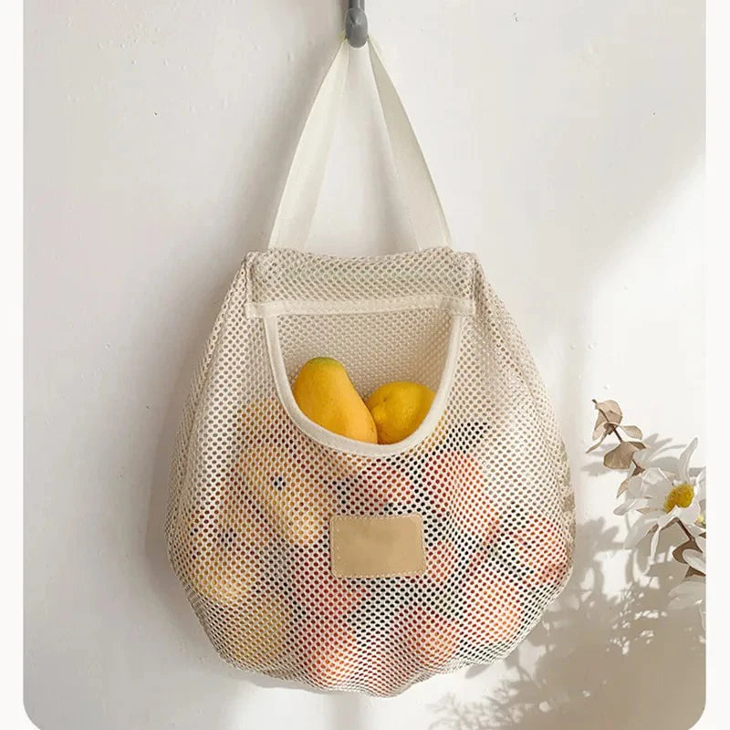 Net Storage Hanging Bags, Wall Storage Bags, Wardrobe, Underwear and Socks Storage Bags, Vegetable and Fruit Storage Baskets