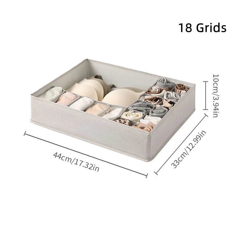 Organizer Clothing Storage Box Socks Bras Clothes Leggings Pants Jeans Storage Boxes Home Underwear Organizers Cabinet Wardrobe