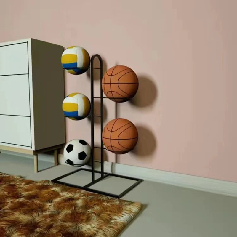 Rangements pour ballons de basket Supports de rangement pour ballons Meubles de maison Salon Chambre à coucher Articles de rangement peu encombrants