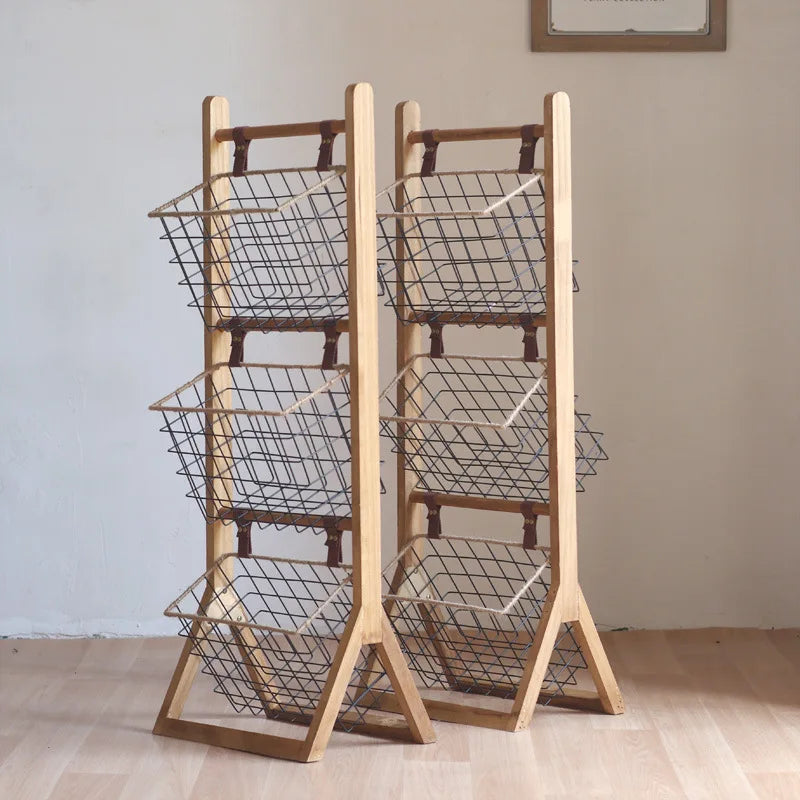 Étagère de rangement simple pour la maison, étagères de rangement multifonctionnelles pour salon et cuisine, étagères de rangement en métal pour snacks et jouets