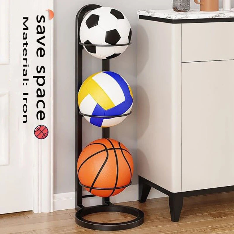 Rangements pour ballons de basket Supports de rangement pour ballons Meubles de maison Salon Chambre à coucher Articles de rangement peu encombrants