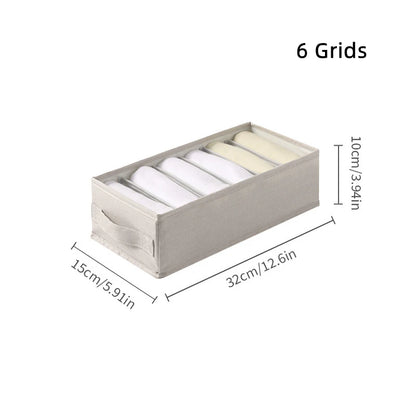 Organizer Clothing Storage Box Socks Bras Clothes Leggings Pants Jeans Storage Boxes Home Underwear Organizers Cabinet Wardrobe