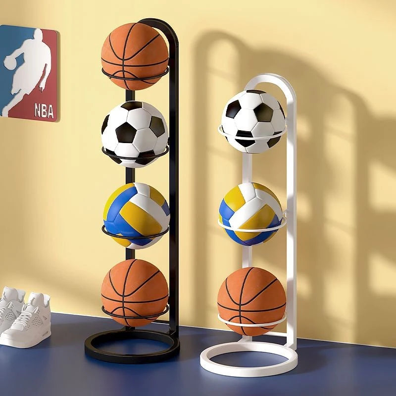 Rangements pour ballons de basket Supports de rangement pour ballons Meubles de maison Salon Chambre à coucher Articles de rangement peu encombrants