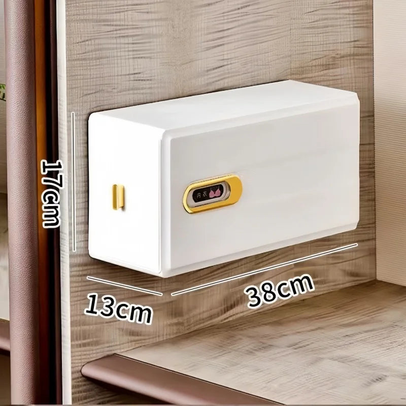 Boîte de Rangement Murale Suspendue pour Maison, Tiroir de Rangement pour Chambre, Armoire, Sous-vêtements, Soutiens-gorge, Chaussettes, Artefact Gain de Place, Sans Perforation